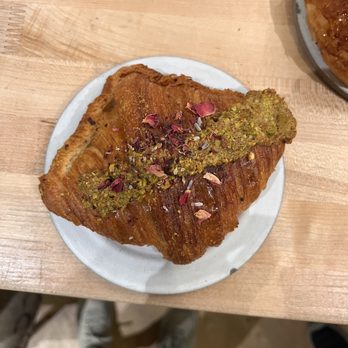 Librae Bakery - Pistachio rose croissant - Bakeries Near Me - New York, New York