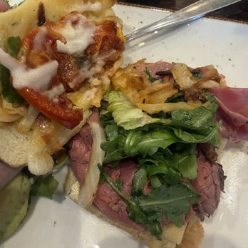 First Watch - The inside of my roast beef and havarati - Breakfast & Brunch Near Me - Columbia, Missouri