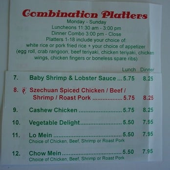 Jade Garden - Combination Platters pt 2 of 4     "click pic to enlarge" - Chinese Near Me - Hooksett, New Hampshire