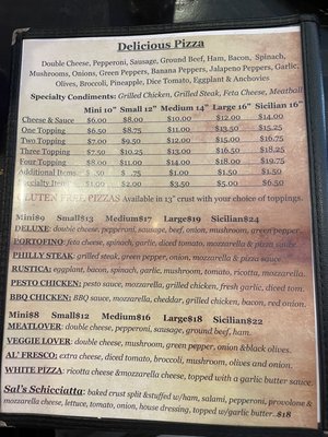 Menu photo 6 Amici's Italian Bistro Scottsville, VA