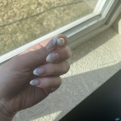 Savvi Salon - The nails she fixed (didn't get a picture of the old ones)