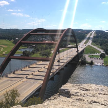 Pennybacker Bridge - View from the cliff - Landmarks & Historical Buildings Near Me - Austin, Texas Pennybacker Bridge - View from the cliff - Landmarks & Historical Buildings Near Me - Austin, Texas