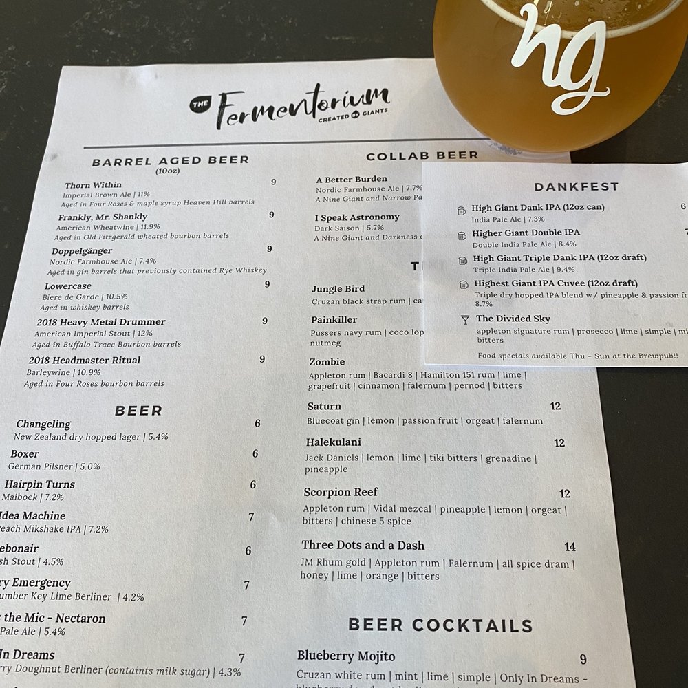 Fermentorium - The beer & drink list - Breweries Near Me - Cincinnati, Ohio