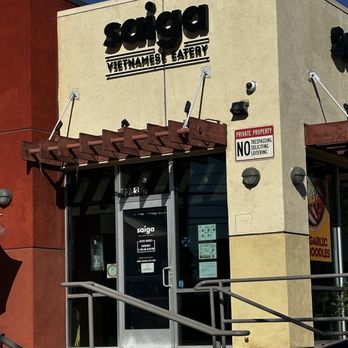 Saiga Vietnamese Eatery - Entrance - Vietnamese Near Me - Orange, California