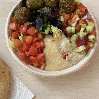 Wild Fig - Falafel Salad & Rice bowl - Mediterranean Near Me - North New Hyde Park, New York Wild Fig - Falafel Salad & Rice bowl - Mediterranean Near Me - North New Hyde Park, New York