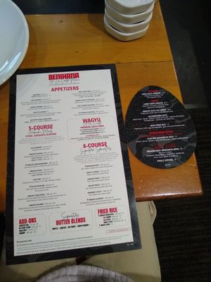 Menu photo 1 Benihana - Indianapolis Indianapolis, IN Menu photo 1 Benihana - Indianapolis Indianapolis, IN