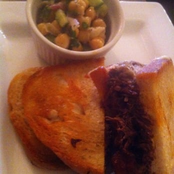 Café Muse - Short rib grilled cheese with chickpeas salad - Breakfast & Brunch Near Me - Royal Oak, Michigan