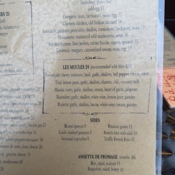 Chez Maman West - Menu - French Near Me - San Francisco, California