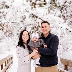 Sarah M Carpenter Photography - Winter family session at Gibson Jack Trailhead in Pocatello