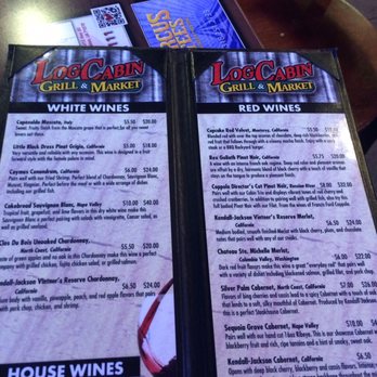 Log Cabin Grill & Market - Great wine list and extremely reasonable. - Tex-Mex Near Me - Ruston, Louisiana