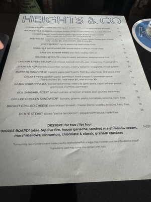 Menu photo 7 Heights & Co Houston, TX Menu photo 7 Heights & Co Houston, TX