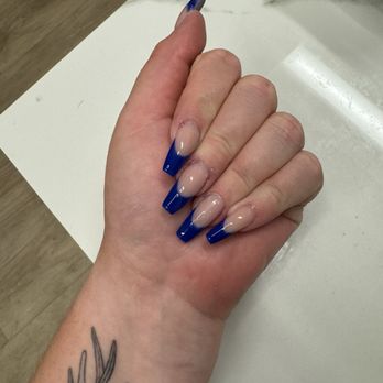 Flashy Nails & Lashes - French medium nails $75 Very good price - Nail Salons Near Me - Gilbert , Arizona Flashy Nails & Lashes - French medium nails $75 Very good price - Nail Salons Near Me - Gilbert , Arizona