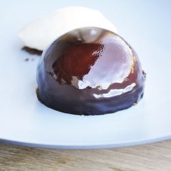 Le Taquin - Le chocolat - Crème chocolat de mamie Nicole, palet breton, glace noisette
