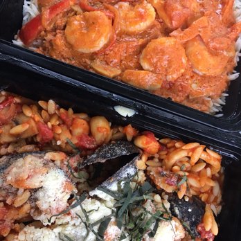 Buster's Sea Cove - Seafood orzo, shrimp rosé sauce - Seafood Near Me - Toronto, Ontario
