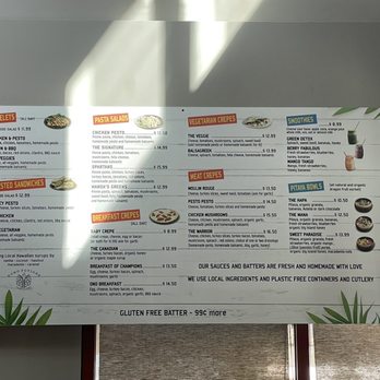Le Crepe Cafe Kailua - Menu - Creperies Near Me - Kailua, Hawaii Le Crepe Cafe Kailua - Menu - Creperies Near Me - Kailua, Hawaii