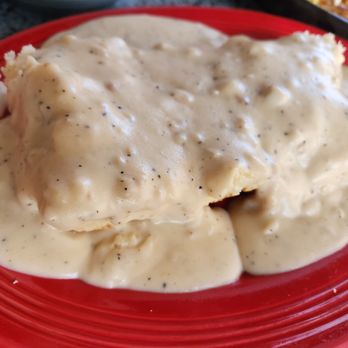 Janet's Montana Cafe - Delicious biscuit and gravy side for an upcharge - American Near Me - Alpine, California