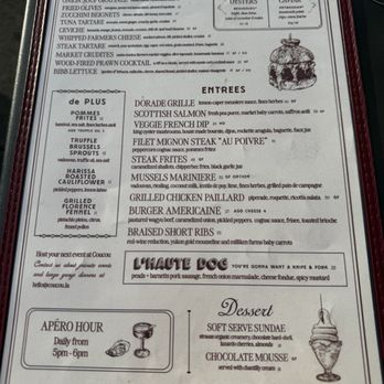 Coucou - Menu - Cocktail Bars Near Me - Venice, California Coucou - Menu - Cocktail Bars Near Me - Venice, California