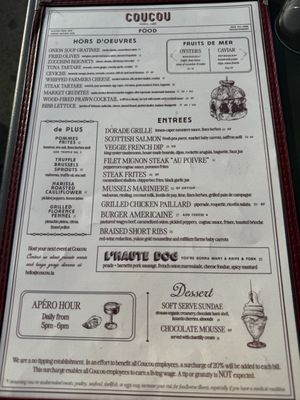 Menu photo 3 Coucou Venice, CA Menu photo 3 Coucou Venice, CA