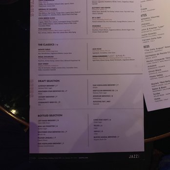 Jazz TX - Food menu - Southern Near Me - San Antonio, Texas
