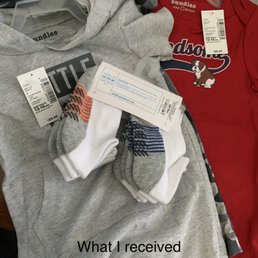 What I received.