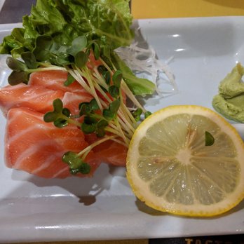 Sushi Yoko - $9.25 sake/sashimi - 5 pieces - Sushi Bars Near Me - Alpharetta, Georgia Sushi Yoko - $9.25 sake/sashimi - 5 pieces - Sushi Bars Near Me - Alpharetta, Georgia