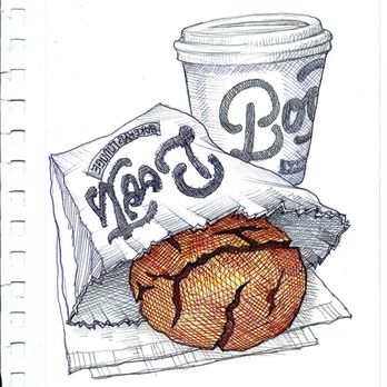 Boots Bakery & Lounge - Great Ginger Molasses Cookies and Coffee, nice place to Sketch out front when it Warms up! - Bakeries Near Me - Spokane, Washington