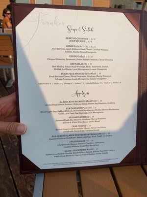 Menu photo 6 Base Camp Bistro Talkeetna, AK