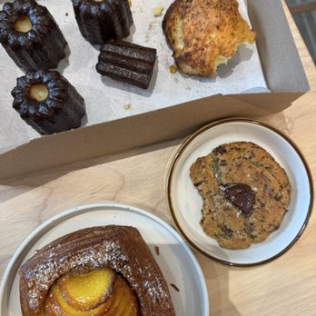 Pastry Cat - Vanilla rum canele Sweet corn and cheese scone Peach and pecan danish Salted chocolate chip cookie - Bakeries Near Me - Sacramento, California Pastry Cat - Vanilla rum canele Sweet corn and cheese scone Peach and pecan danish Salted chocolate chip cookie - Bakeries Near Me - Sacramento, California