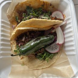 Al Pastor Tacos - excellent pastor!
