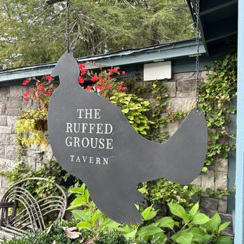The Ruffed Grouse - a sign for a restaurant - Seafood Near Me - Highlands, North Carolina The Ruffed Grouse - a sign for a restaurant - Seafood Near Me - Highlands, North Carolina