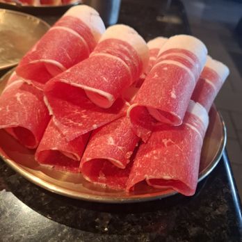Burning X Korean BBQ - Brisket plate from kitchen - Korean Near Me - Tustin, California