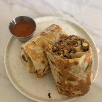 Pepino Eatery & Bakeshop - Lomo saltado burrito - Desserts Near Me - La Jolla, California