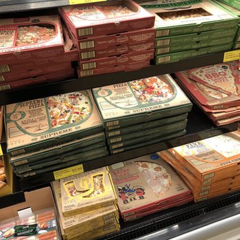 ALDI - a display of pizzas in a grocery store - Grocery Near Me - Cordova, Tennessee
