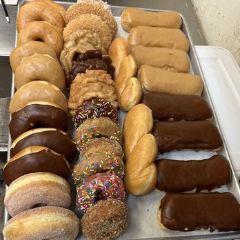 Donut Tree - a variety of doughnuts on display - Donuts Near Me - Oroville, California