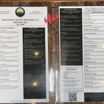 Mountain State Brewing - So many creative delicious choices! (Jun 2026) - Pizza Near Me - McHenry, Maryland Mountain State Brewing - So many creative delicious choices! (Jun 2026) - Pizza Near Me - McHenry, Maryland