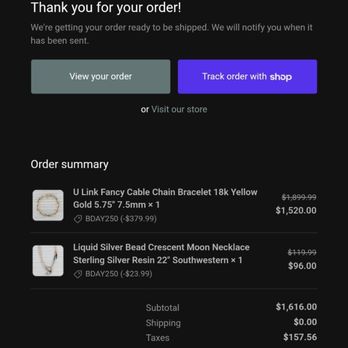 Jewelry Authority - Receipt for my purchase from this business - Jewelry Near Me - Greensboro, North Carolina Jewelry Authority - Receipt for my purchase from this business - Jewelry Near Me - Greensboro, North Carolina