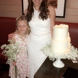Sweet Tales Cake Boutique - With our impromptu flower girl!