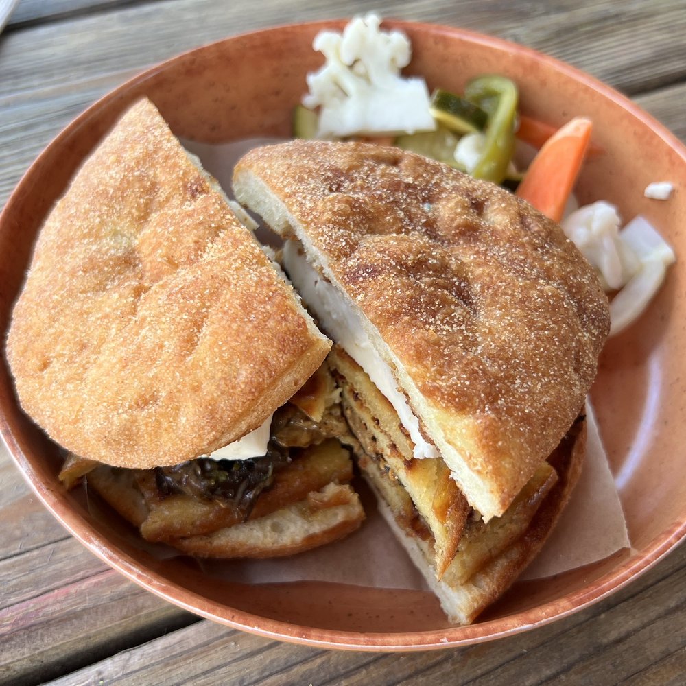 Eggplant sandwich