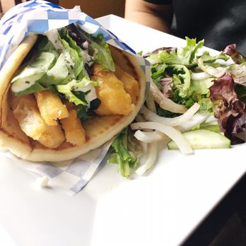 Santorini Cafe - Cod Gyro - Greek Near Me - Austin, Texas Santorini Cafe - Cod Gyro - Greek Near Me - Austin, Texas