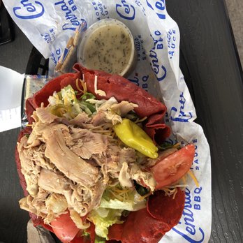 Central BBQ - BBQ Chicken salad - Barbeque Near Me - Memphis, Tennessee Central BBQ - BBQ Chicken salad - Barbeque Near Me - Memphis, Tennessee