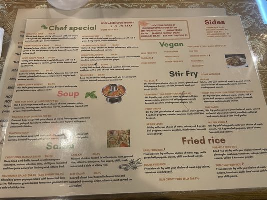 Menu photo 1 Royal Thai Kitchen Salem, OR