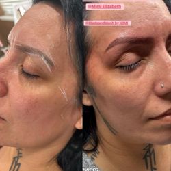 Blade and Blush by Mimi - Ombré brows before and after