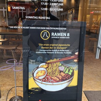Ramen 8 - Hours & outside - Ramen Near Me - Stuttgart, BW