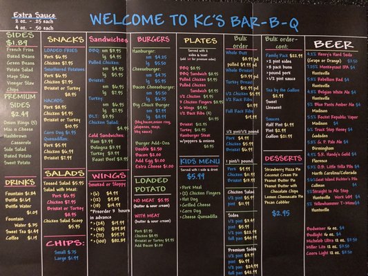 Menu photo 5 KC's BBQ Scottsboro, AL Menu photo 5 KC's BBQ Scottsboro, AL