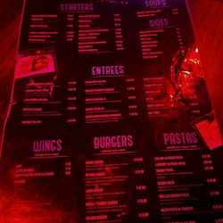Tavern at Mall of GA - Menu