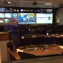 One of NASA's mission control rooms