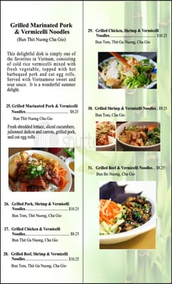 Menu photo 6 Saigon Noodles Lafayette, LA