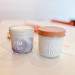 MeloMelo Coconut Dessert - Ube Coconut Jelly, Coconut Double