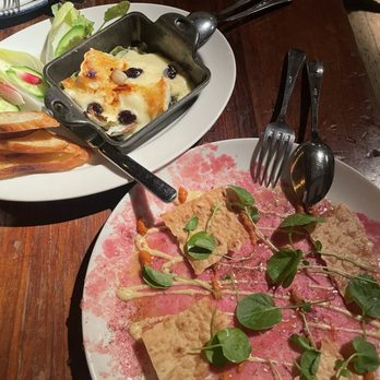 Foreign Cinema - Carpaccio (best I've ever had) and Brie - Breakfast & Brunch Near Me - San Francisco, California