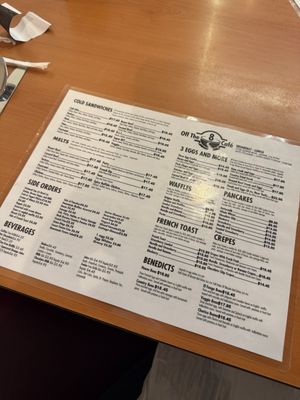 Menu photo 1 Off The 8 Cafe Alpine, CA Menu photo 1 Off The 8 Cafe Alpine, CA